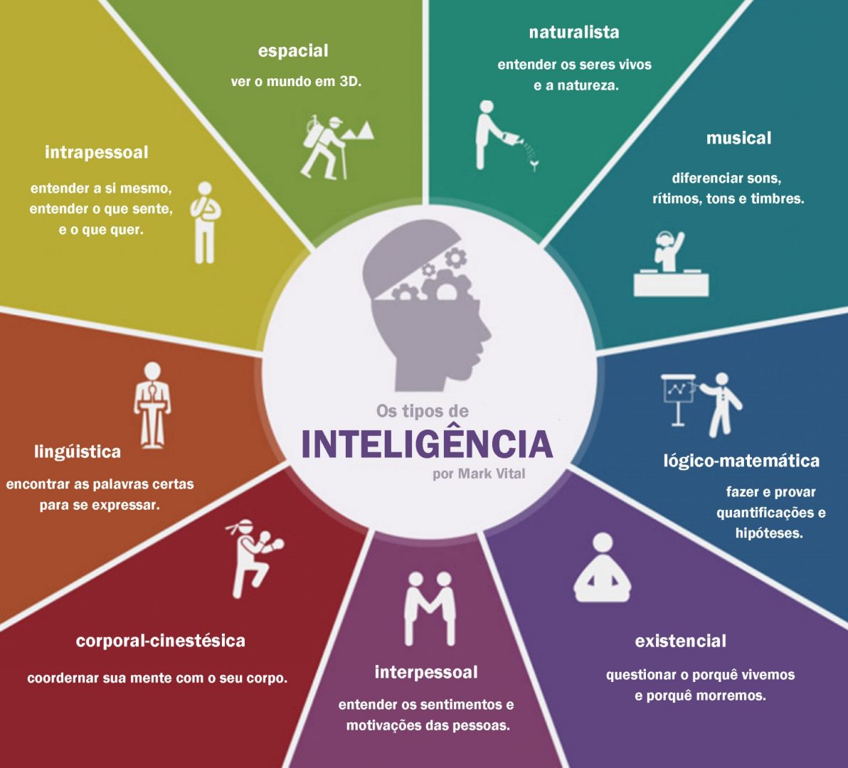 Tipos de inteligência conforme Howard Gardner inteligência de Howard Gardner
