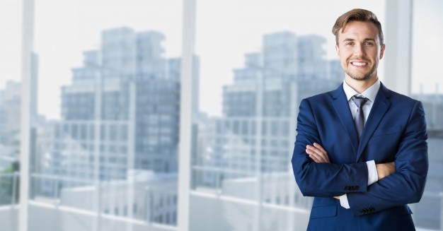 Figura de um executivo de smart business Smart business, você tem um negócio assim?