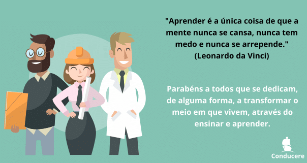 Feliz dia do educador