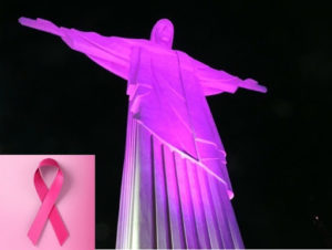 Cristo Redentor iluminado